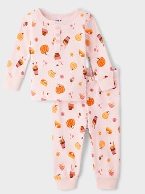🎃 Kids Pumpkin & Treats Pajama Set Sz 5T